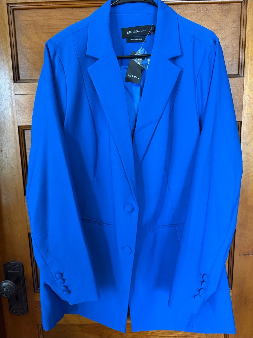 torrid Electric Blue Single-Breasted Blazer